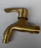 龙型 加厚 水龙头4分 镀金 黄金色 铜芯 入墙式 金色洗衣机水龙头
