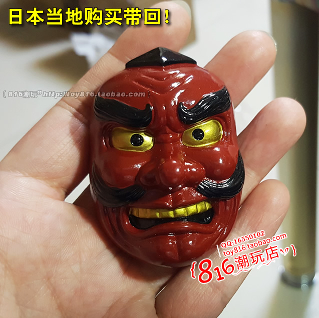 日本购买带回民俗面具天狗冰箱贴