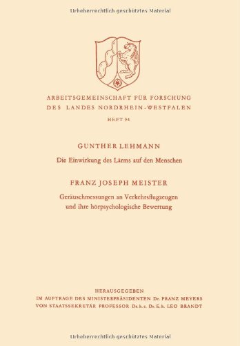 【预售】Die Einwirkung Des Larms Auf Den Menschen 书籍/杂志/报纸 科普读物/自然科学/技术类原版书 原图主图