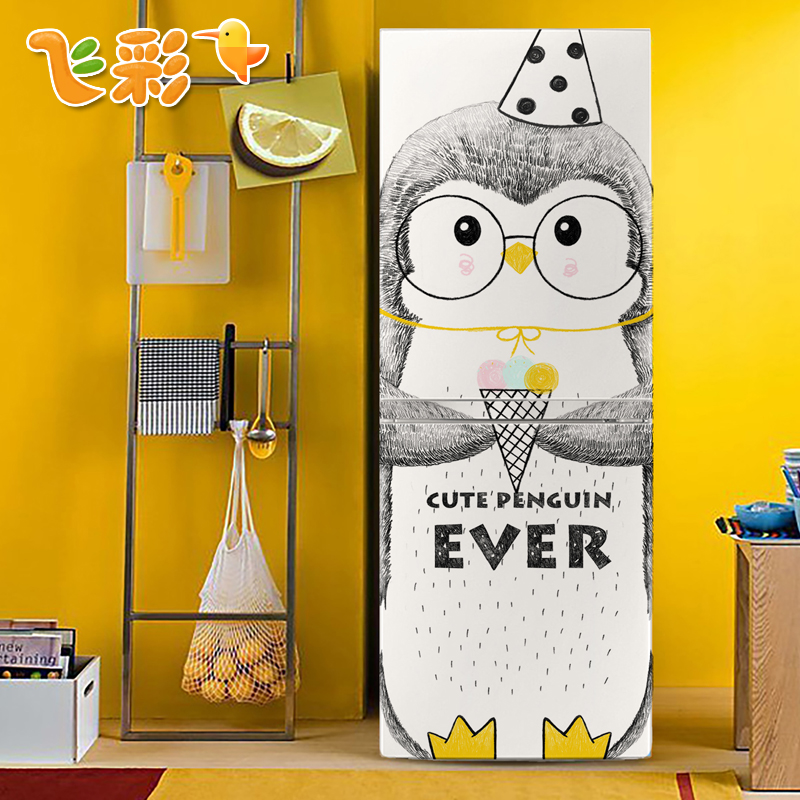ins北欧冰箱贴纸装饰贴画防水自粘创意翻新贴膜冰柜改造卡通企鹅在类目 家居饰品, 贴饰, 冰箱贴纸中 - 来自Buy2taobao.com提供专业的淘宝代购服务