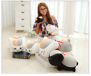特价礼物夏目友人帐猫老师抱枕公仔猫咪抱枕娘口三三毛绒玩具