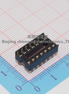 14P IC座 14P芯片座 DIP-14 芯片插座 DIP14 一管34支=4元