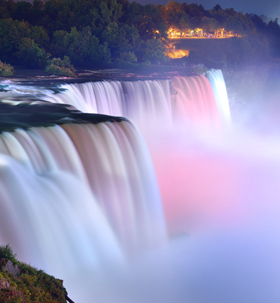 风景画山水画纸画现代装饰画瀑布墙画贴画客厅走廊大幅海报J805C