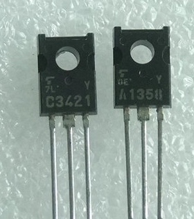全新原装正品东芝中小功率名管2SA1358-Y/2SC3421-Y/1对原袋！