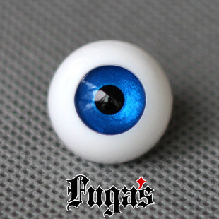 bjd娃娃眼珠 亚克力金属眼 暗夜蓝 8-20mm 14mm小虹膜