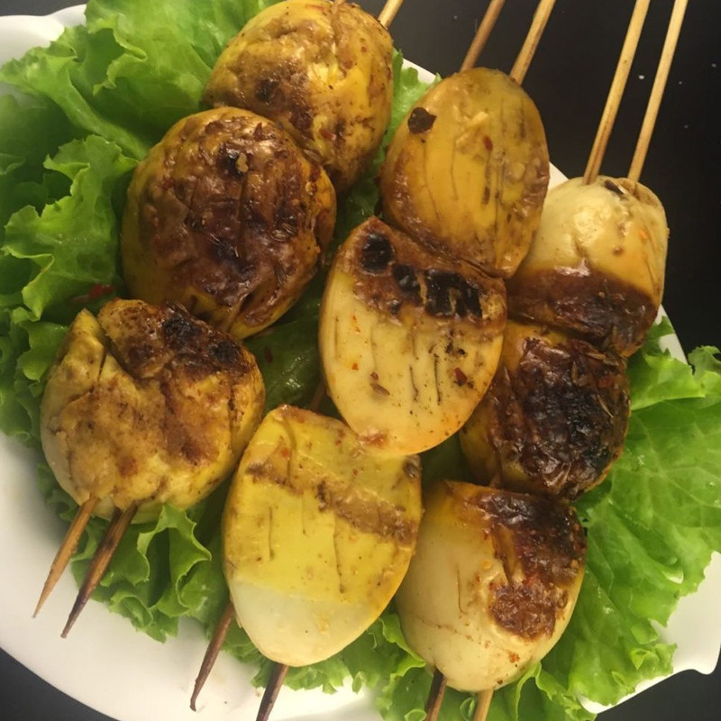 东北味特色 烧烤实蛋6串地方小吃 传统手艺 真空包装