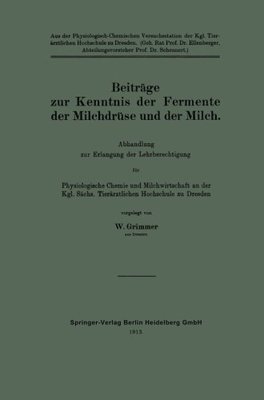 【预订】Beitrage Zur Kenntnis Der Fermente D...