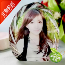 Бесплатная доставка Crystal Image Персонализированное день рождения индивидуальное фото изготовление фотографий сувенир DIY подарок инопланетянин