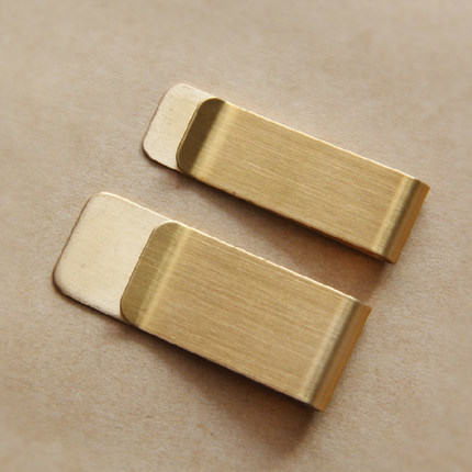 特价 手工复古纯铜笔夹 活页笔记本记事本牛皮本子日记本笔夹T31