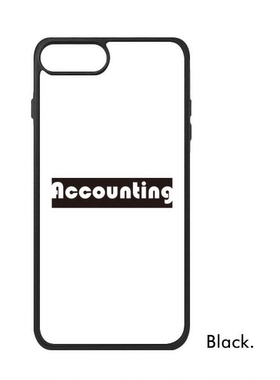 适用于iPhone业学科会计黑色单字Xr手机壳max保护套678plus硅胶11