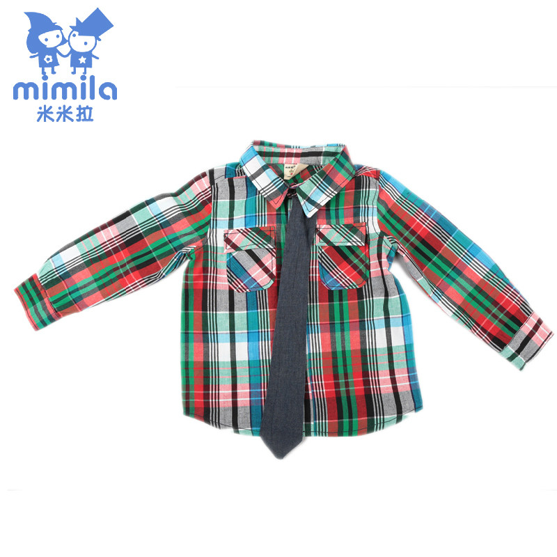 Chemise garcon à manche longue - Ref 2077451 Image 1