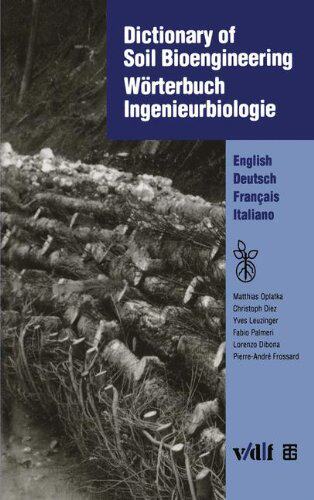 【预售】Dictionary of Soil Bioengineering Wo...