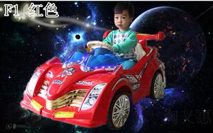儿童电动车赛车带遥控四轮汽车可座人小孩宝宝电瓶车充电玩具童车