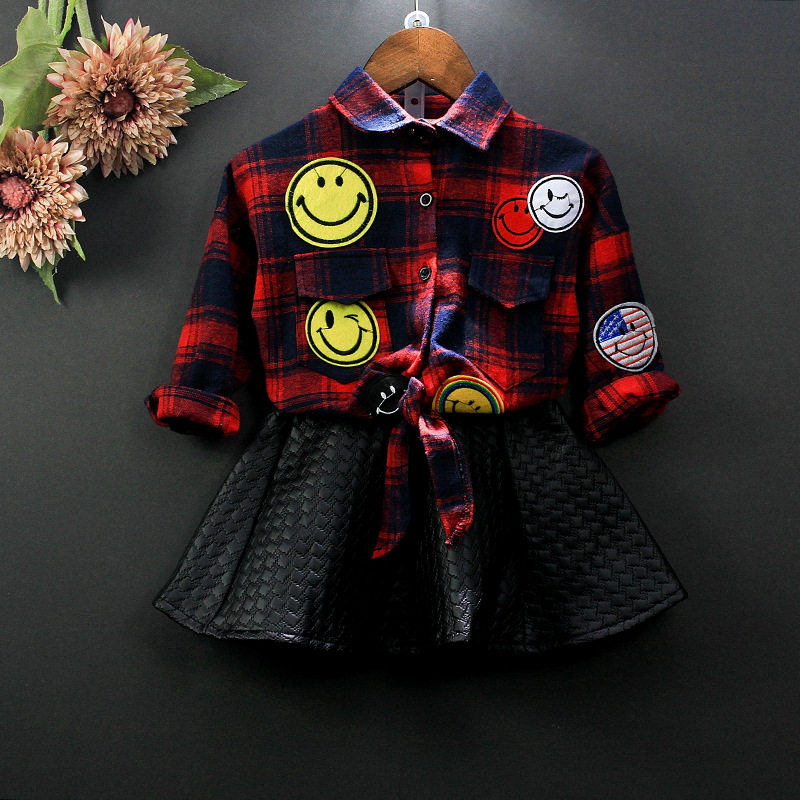 Chemise fille à manche longue - Ref 2087293 Image 1