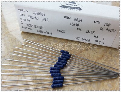 DALE 60.4K RNC55 1/4W 0.25W 60.4K VISHAY 金属膜电阻 代62K