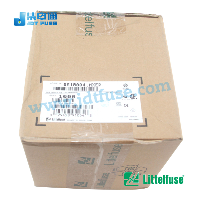 littelfuse力特原装5*20玻璃保险管0618004.MXEP 带引线