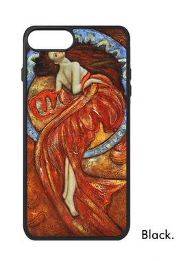 适用于iPhone美丽美女画大胸艺术Xr手机壳max678plus11手机保护套