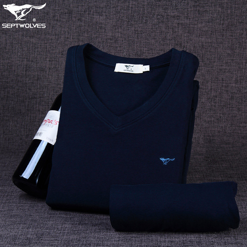 Sous-vêtement thermo jeunesse SEPTWOLVES 98165G en coton - Ref 768204 Image 1