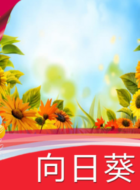 【向日葵】花朵高清LED视频素材/节目表演舞蹈/舞台背景素材