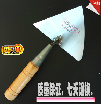 砌墙工具三角铲尖大铲子瓦工刀砌砖用东北大产桃铲桃形铲砖刀瓦刀