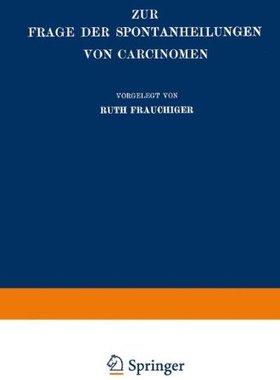 【预订】Zur Frage Der Spontanheilungen Von C...