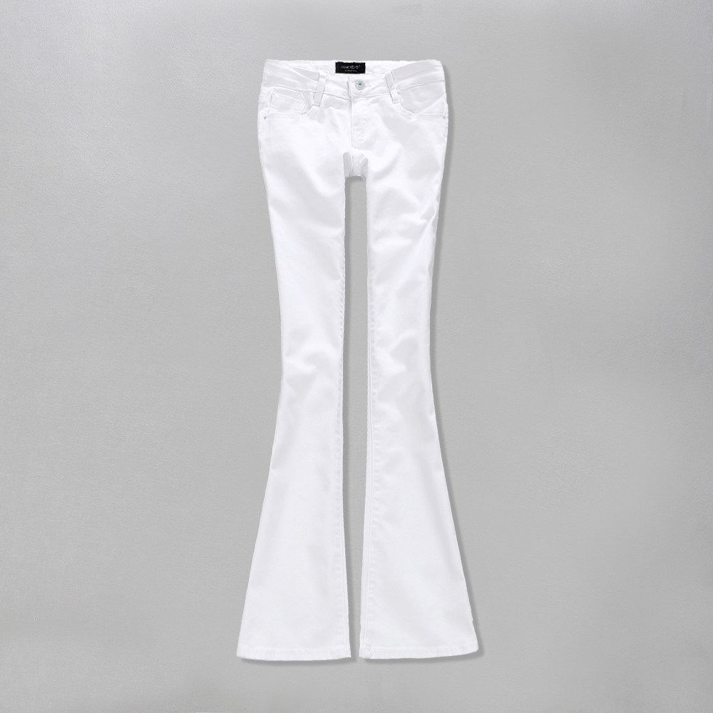 2019 summer Europe and America new pattern black and white classic Micro Speaker Jeans lengthen Self cultivation Hip fashion trousersin the Women's clothing/Boutique , Jeans  category - from Buy2taobao.com to provide professional Taobao agent buy service