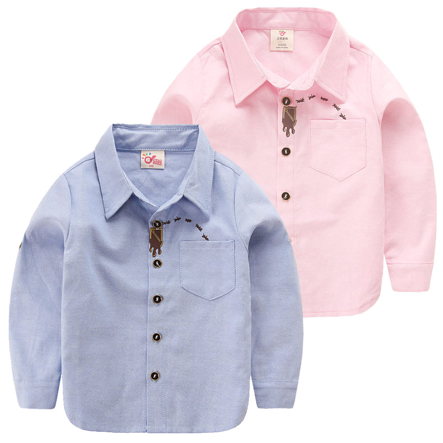 Chemise garcon à manche longue - Ref 2081969 Image 1