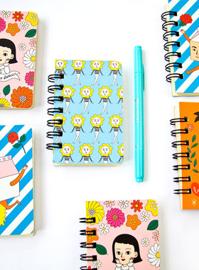 韩国直送 韩国爆款 大热的 shall we dance便签本 硬皮螺旋口袋本