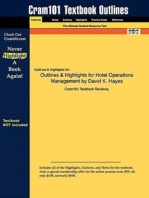 【预售】Studyguide for Hotel Operations Management by Hay...