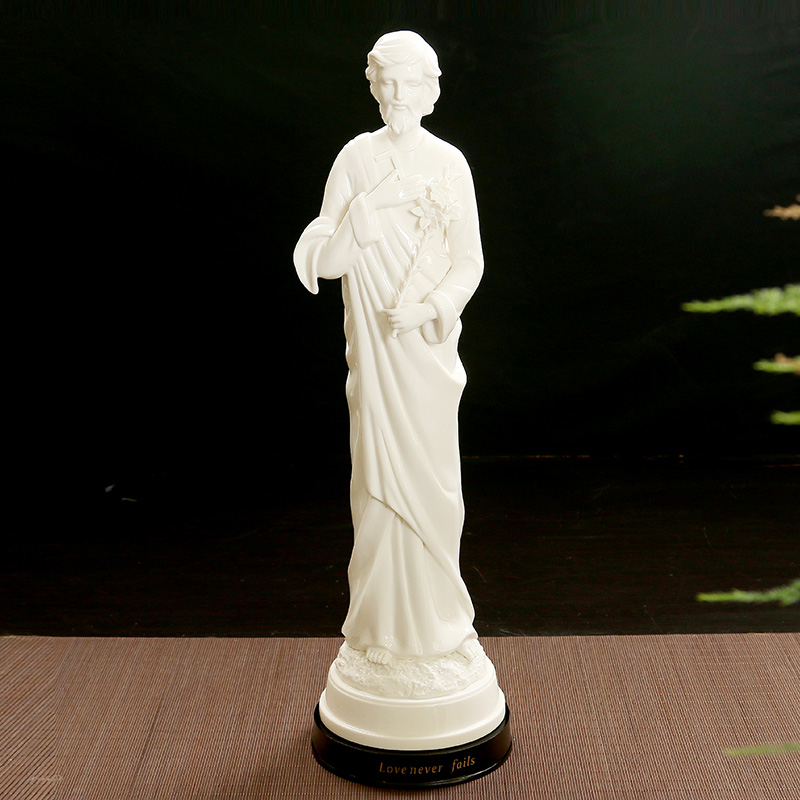 St Joseph Icon ceramics Catholic church Decoration Jesus Christ . marry cross Bible gift Jewelryin the Arts and crafts , Religious Crafts , Christian Crafts  category - from Buy2taobao.com to provide professional Taobao agent buy service