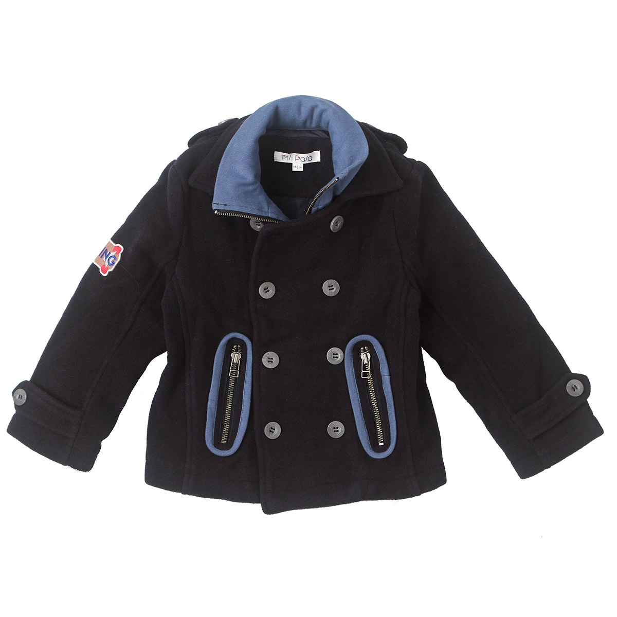 Manteau pour garcon PONIE CONIE en laine - Ref 2161397 Image 1