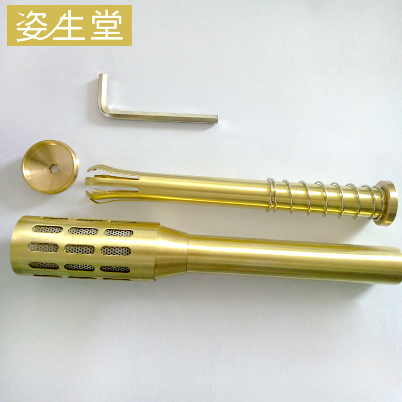 艾灸温灸棒温筒美容棒纯铜按摩棒美容温灸棒铜棒美容院家用包邮