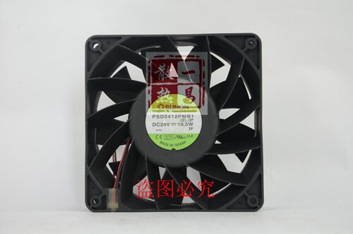 原装建准/SUNON 12038 PSD2412PMB1 DC24V 19.5W 变频器散热风扇