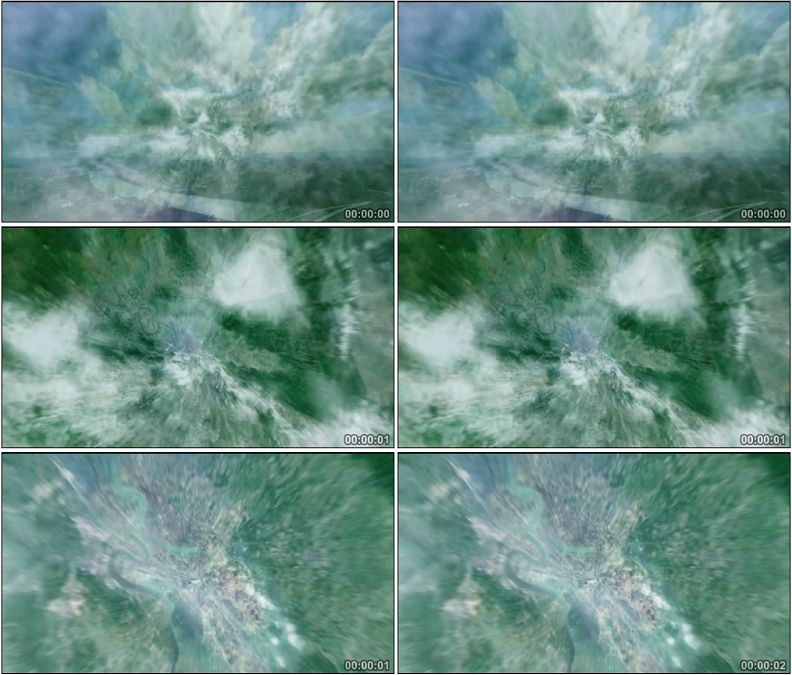 地球高空俯冲而下的镜头转场经典高清实拍视频素材