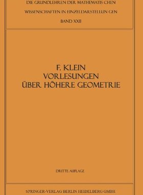 【预订】Vorlesungen Uber Hohere Geometrie