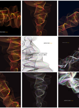 A3081矢量抽象手绘网状线条背景图 AI设计素材