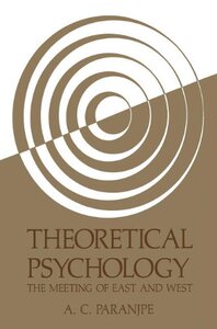 【预售】Theoretical Psychology: The Meeting of East and West