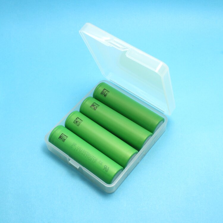 18650电池盒四节装 四节装电池收纳盒 4节电池储存盒 电池保护盒