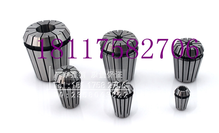 厂家直销，质量保证，特价促销，ER8弹性夹头1MM-5MM规格齐全，使用于雕刻机，CNC加工中心，铣床/钻床，ER刀柄专用筒夹，延长杆专用弹簧夹头，精度：0.01MM内，联系电话：181 1758 2806