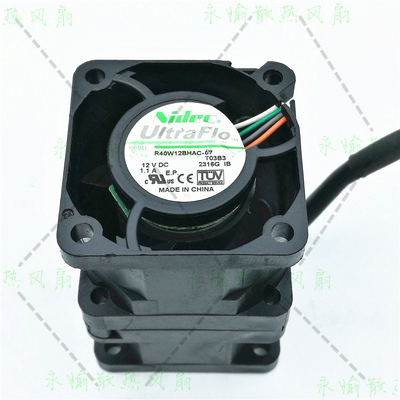原装NIDEC R40W12BHAC-07 12V 1.1A 4CM 服务器 暴力连体散热风扇