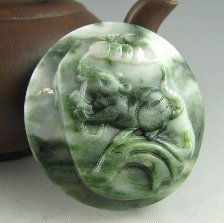 正品送鉴定证书独山玉老鼠皮带扣腰扣玉鼠送财男款玉石腰佩腰牌挂