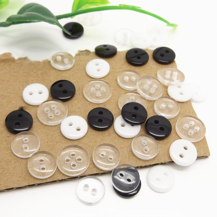 纽扣毛衣钮扣白色黑色扣子衣服