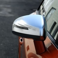 OSIR后視鏡殼適用于奧迪TT TTS銀耳改裝TTS RS R8電鍍鉻后視鏡殼