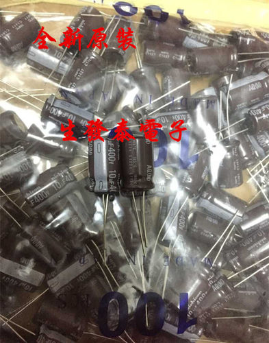 全新原装 日本尼吉康 铝电解电容400V10UF 13X20 AQ系列105度