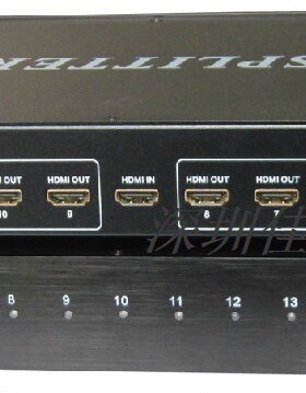 仝丽HDP116  HDMI 1进16出分配器 高清HDMI分配器 1分16分屏器 3D