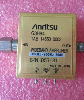 G3H84 anritsu 30KHz-20GHz 20dB 2.92mm 低噪声宽带放大器