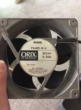 日本 F0455-B14 ORIX 14051散热风扇 24V 0.53A 东方14050风扇