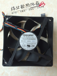 原装FOXCONN富士康12CM 12V 0.90A PV123812DSPF 01戴尔风扇
