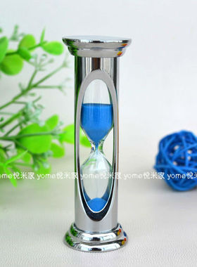 金属沙漏3分钟计时器摆件