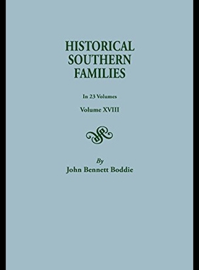 【预售】Historical Southern Families. in 23 Volumes. Volu
